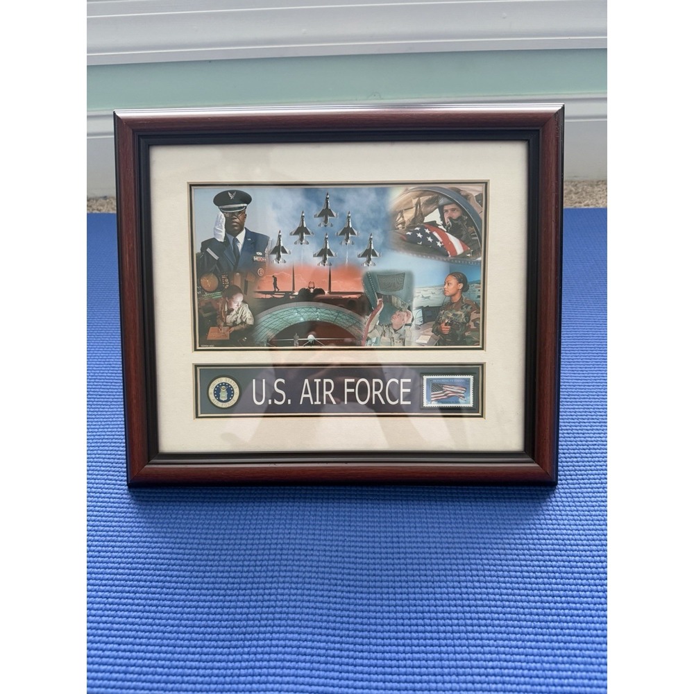 U.S Air Force Honoring Veterans Commemorative Framed Print and Stamp Set